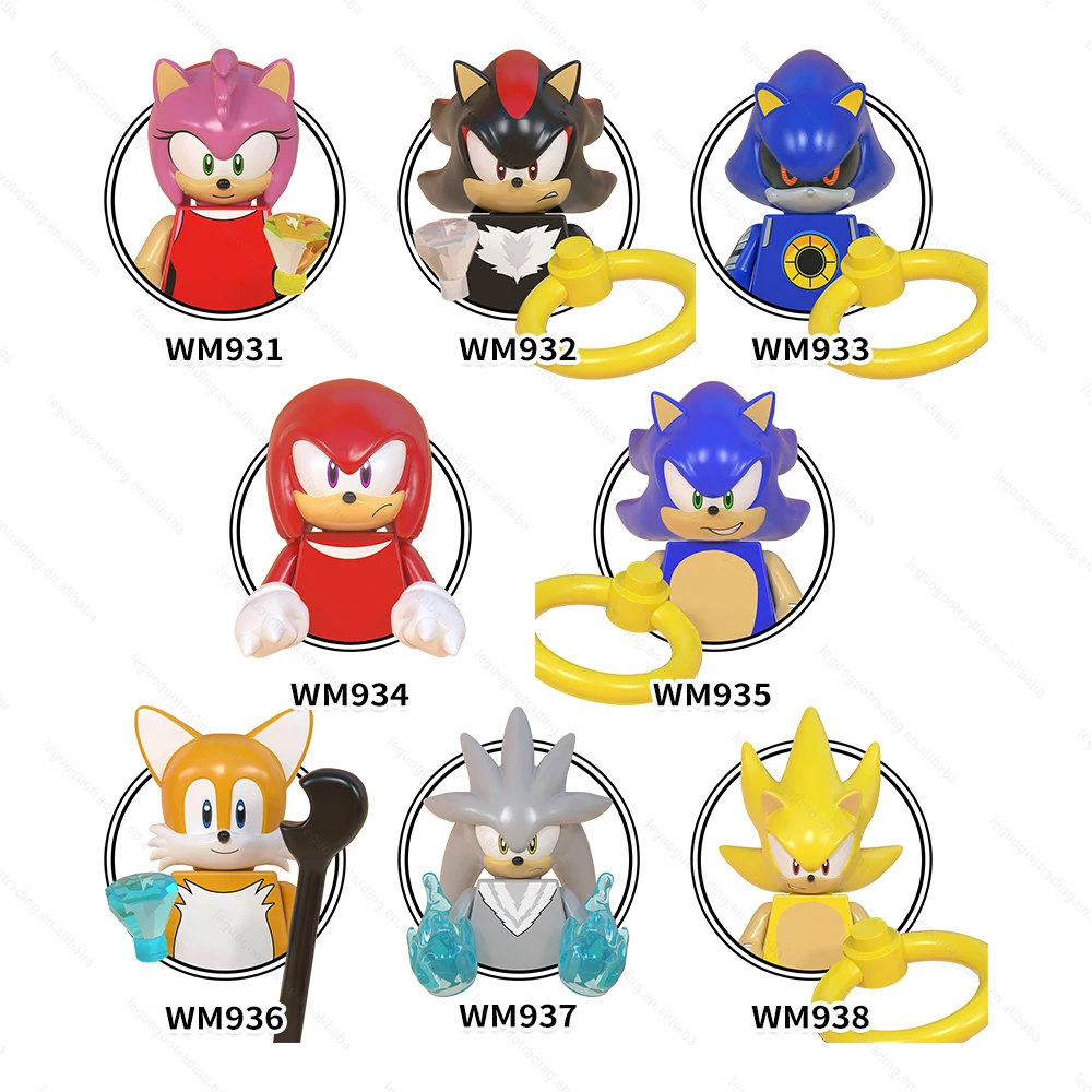 WM6086 WM6087 WM6088 Original Factory Price High Quality Cartoon Amy Rose  Shadow Bee Eggman Polar Bear Building Blocks Kids Toys| Alibaba.com