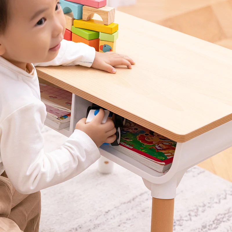 Easy Cleaning Wooden Kids Study Table and Chair Sets for 1-10 Years ...