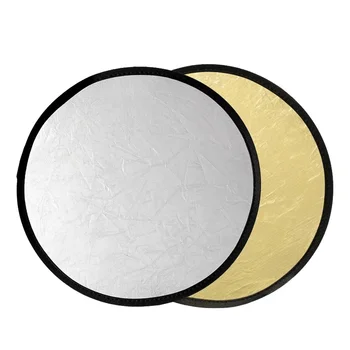 Godox 2 In1 Gold Silver 60cm 80cm 110cm Multi-disc Reflector Collapsible Photography Studio Camera Lighting Diffuser Reflector