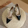 Black 6cm stiletto heel