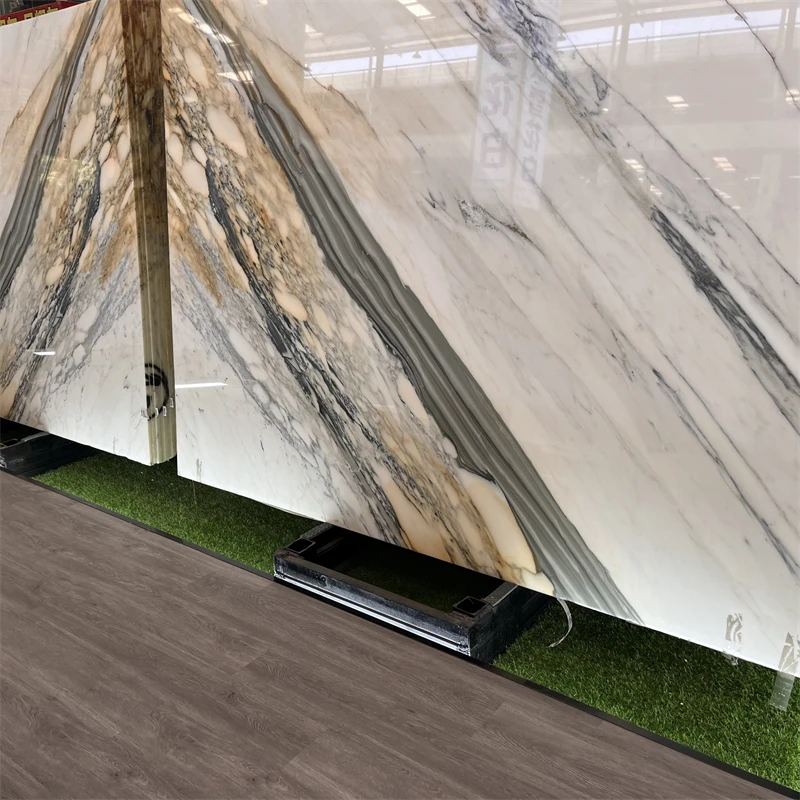 product luxury white marble calacatta gold marble slabs good price white marble interior wall design-4