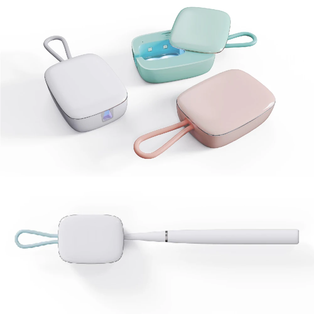 Новинка 2022 дезинфицирующее средство для зубной щетки с брелоком Портативный