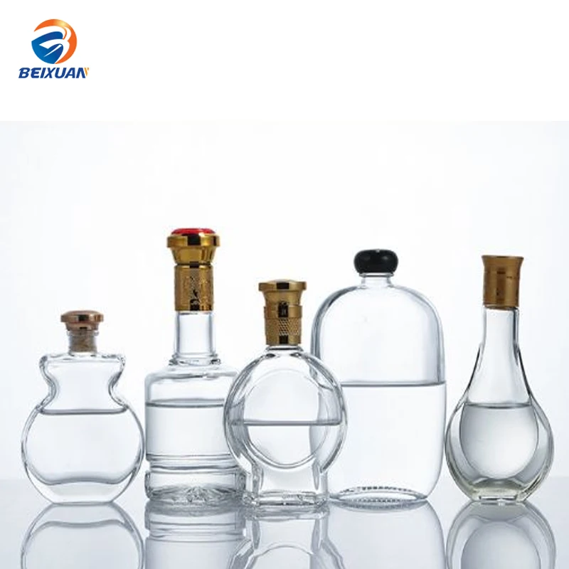 unique glass bottles