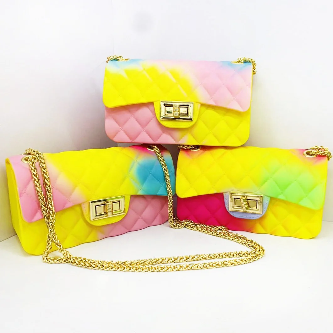 Pink Rainbow Jelly Bag | Purses crossbody, Jelly purse, Jelly bag