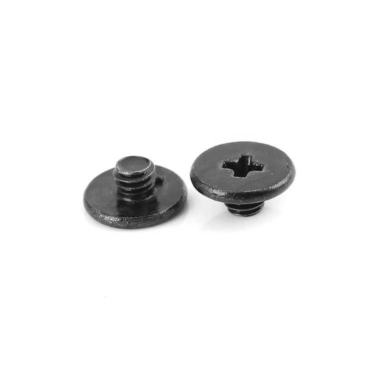 Vis Micrométriques à Tête Plate Fendue Pour Mouvement De Montre - Lot De 8 En Inox 304 - Tailles M0.4, M0.5, M0.6, M0.7 - Haute Précision (ex : M0.6x1,48x1,2 Mm)