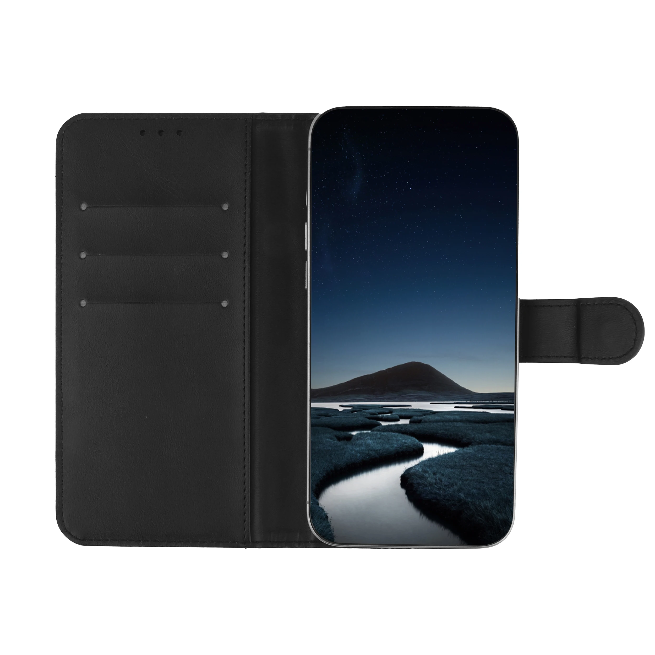 product laudtec universal leather phone cases for iphone for samsung simple back cover wallet card slot stand 61 69inch custom sjk1054-11