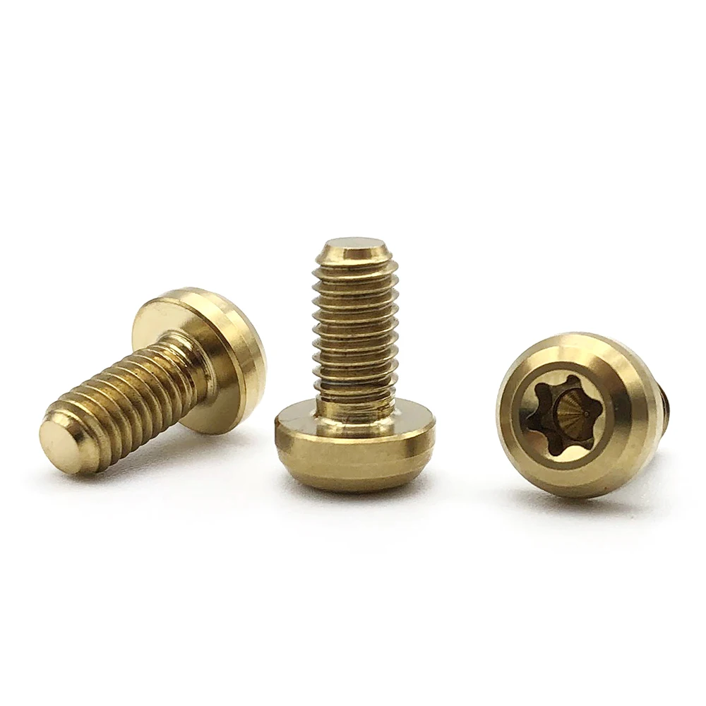 Ti Bu Lông OEM Din912 Vàng Bạc Dầu Slick M6 Titan Xe Máy Bu Lông Phía Trước Phía Sau Derailleur Xe Đạp Đầy Màu Sắc M5 Titan Bu Lông