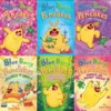 Juego de 6 libros: Conejos, gusanos, ranas - Papel de colores Dowling