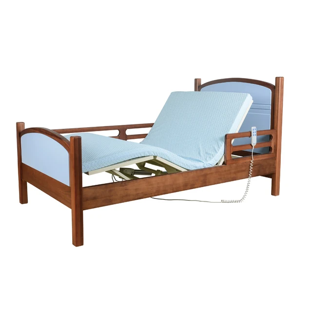 Factory wholesale Three Function Adjustable Wooden Modern Nursing Elderly Electric Hospital Bed