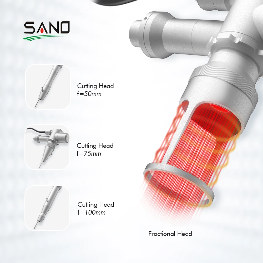 Vaginal Rejuvenation RF CO2 Fractional Laser Machine SANO SC-3 for Deep Wrinkle Removal Acne Treatment Dermatology Equipment