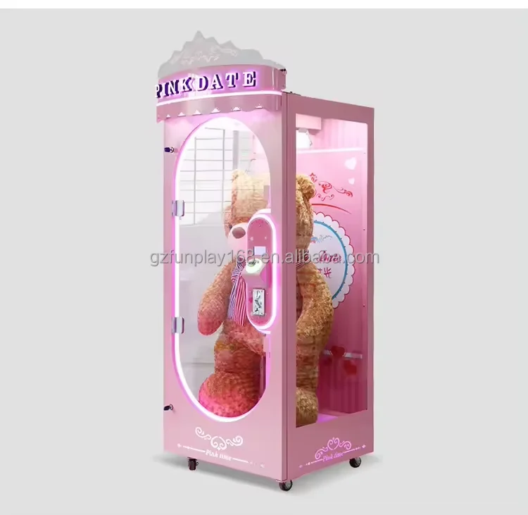 Funpark Best Price Wholesale Pink Date Gift Game Cut Prize Machine Toy Cut Prize Machine Game Centre manufacture