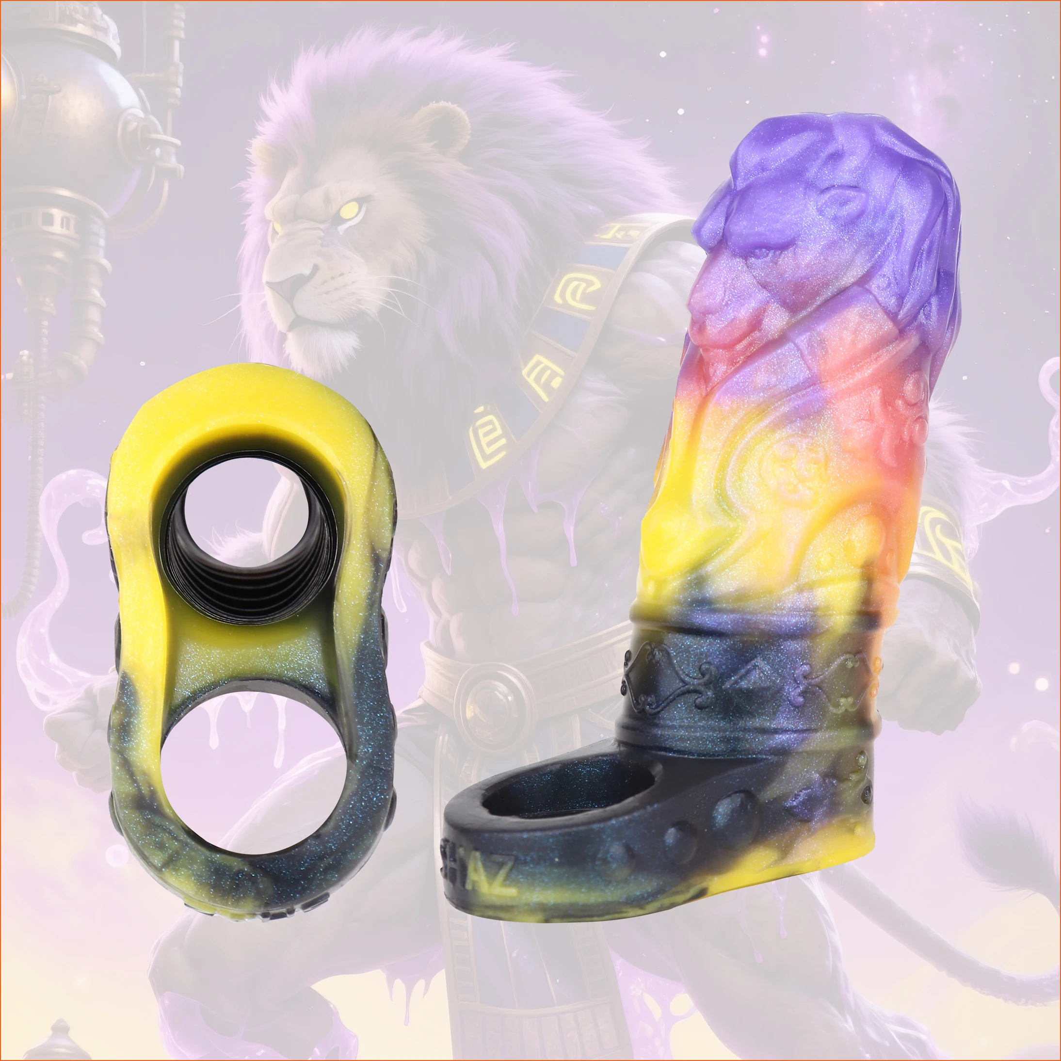 SHAZ-3025 Fantasy Monster Lion Ulkar Dildo