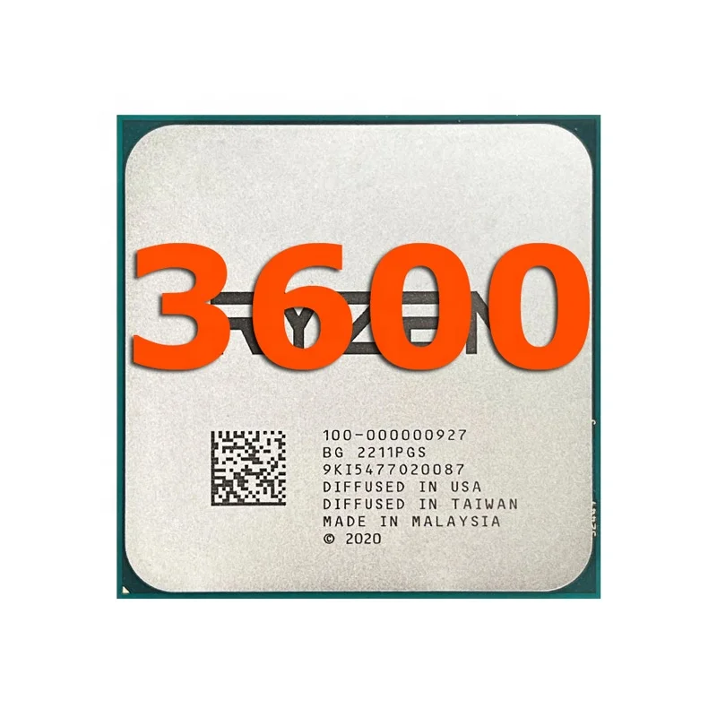 For Amd Ryzen 5 3600 R5 3600 Six-core Twelve-thread 3.6 Ghz Cpu ...