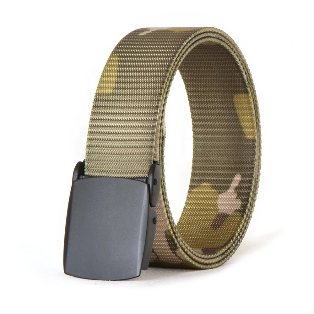 Waist Tactical Adjustable Outdoor Belt Military Nylon Belt Men Army Style Belt Automatic Buckle Cummerbunds Pa 