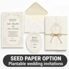 Seed Paper Wedding Invitation