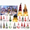 24 Christmas Dwarfs with Light-Activated Illumination