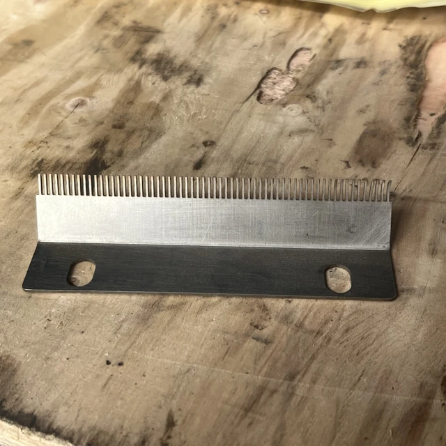 ODM OEM Noodle Comb China Factory for Fuji CNC Lathed Brass Instant Ramen Noodle Comb for Fresh Ramen Noodle Maker