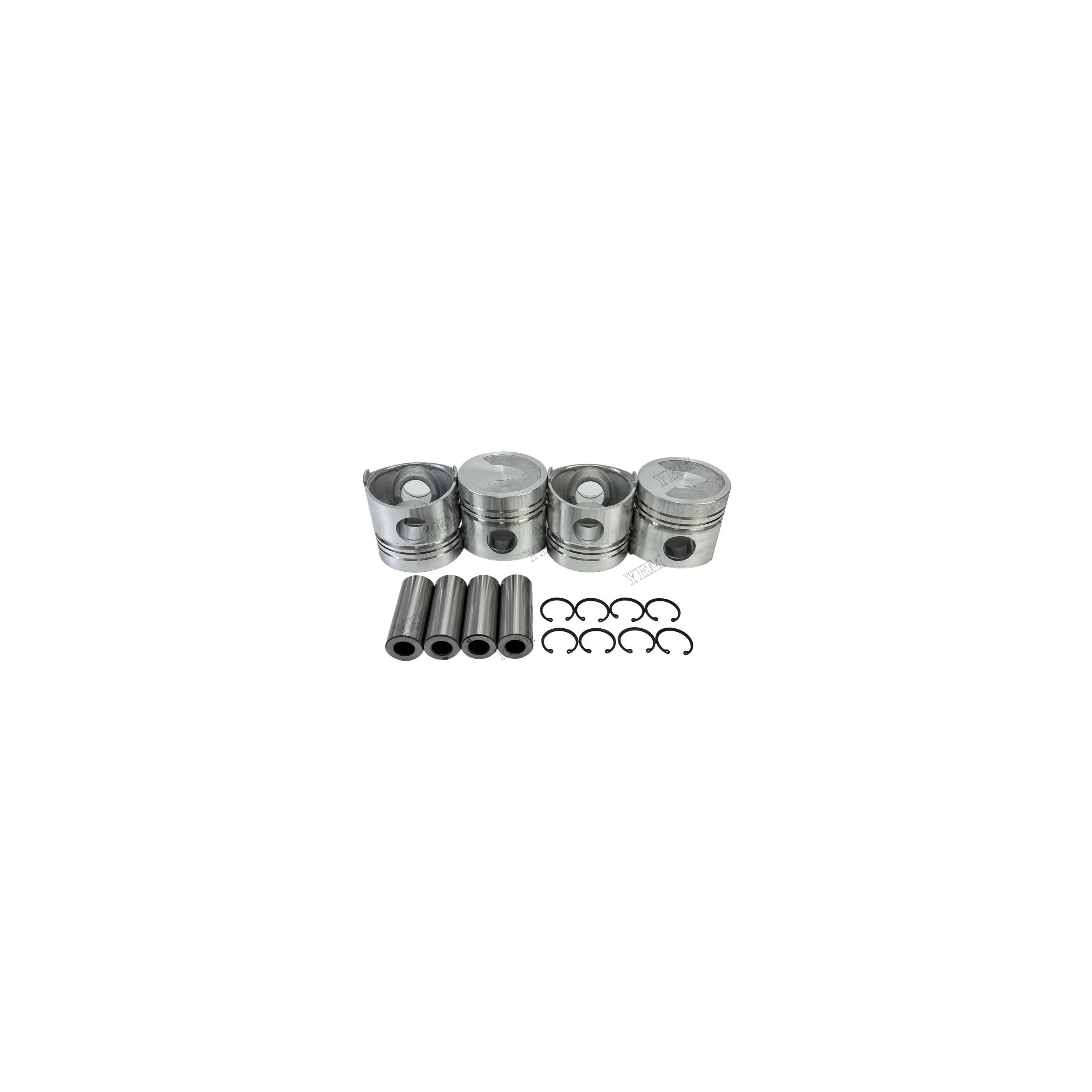 Cylinder Piston With Piston Pin Compatible for Weichai K4102D Replaces Engine Replacement Parts
