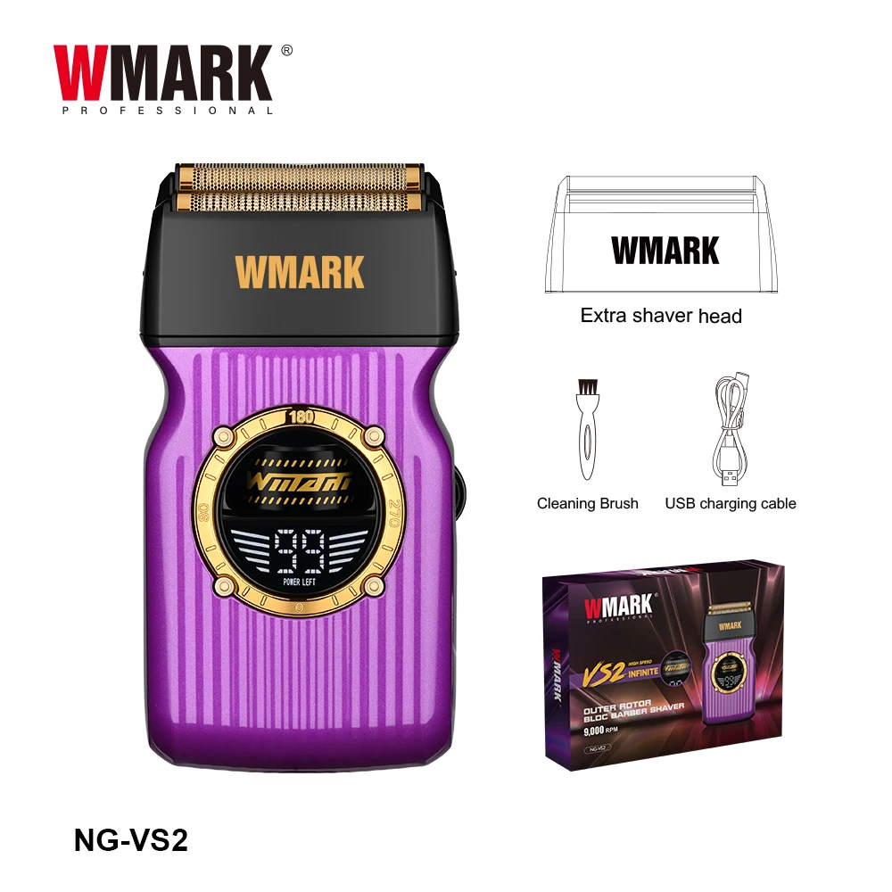 WMARK NG-VS2 Max 9000RPM Stepless Outer Rotor Bldc Barber Shaver