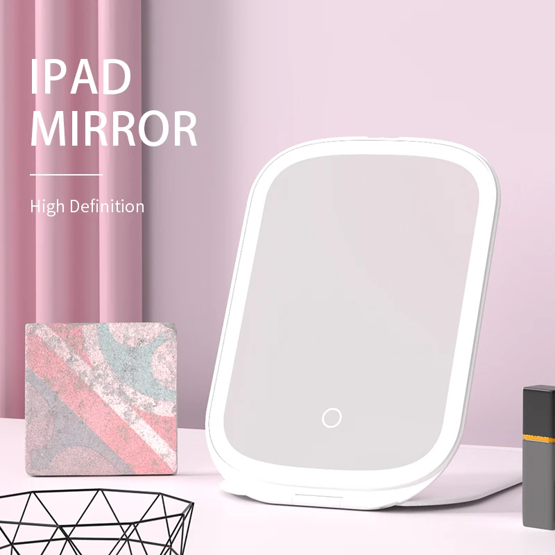 M22 Led Lighted Illuminated Switch Desktop Led Light Intertek Makeup Mirror