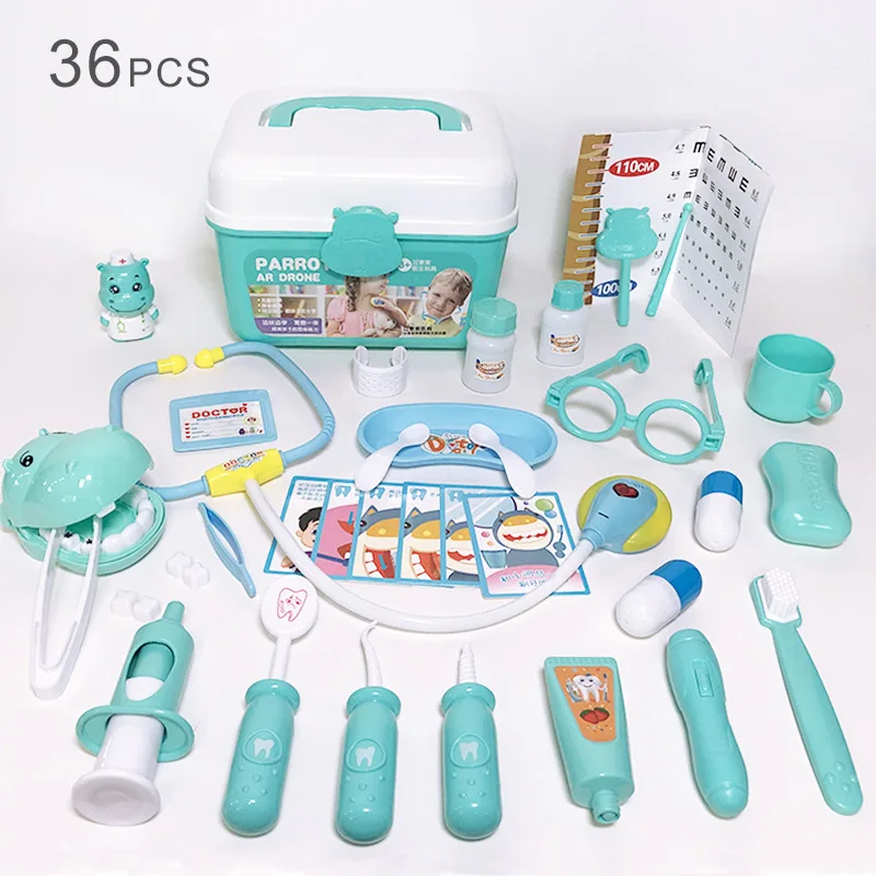 Врачебный набор для детей ролевые игры девочек медицинских принадлежностей медсестер сумка игрушки