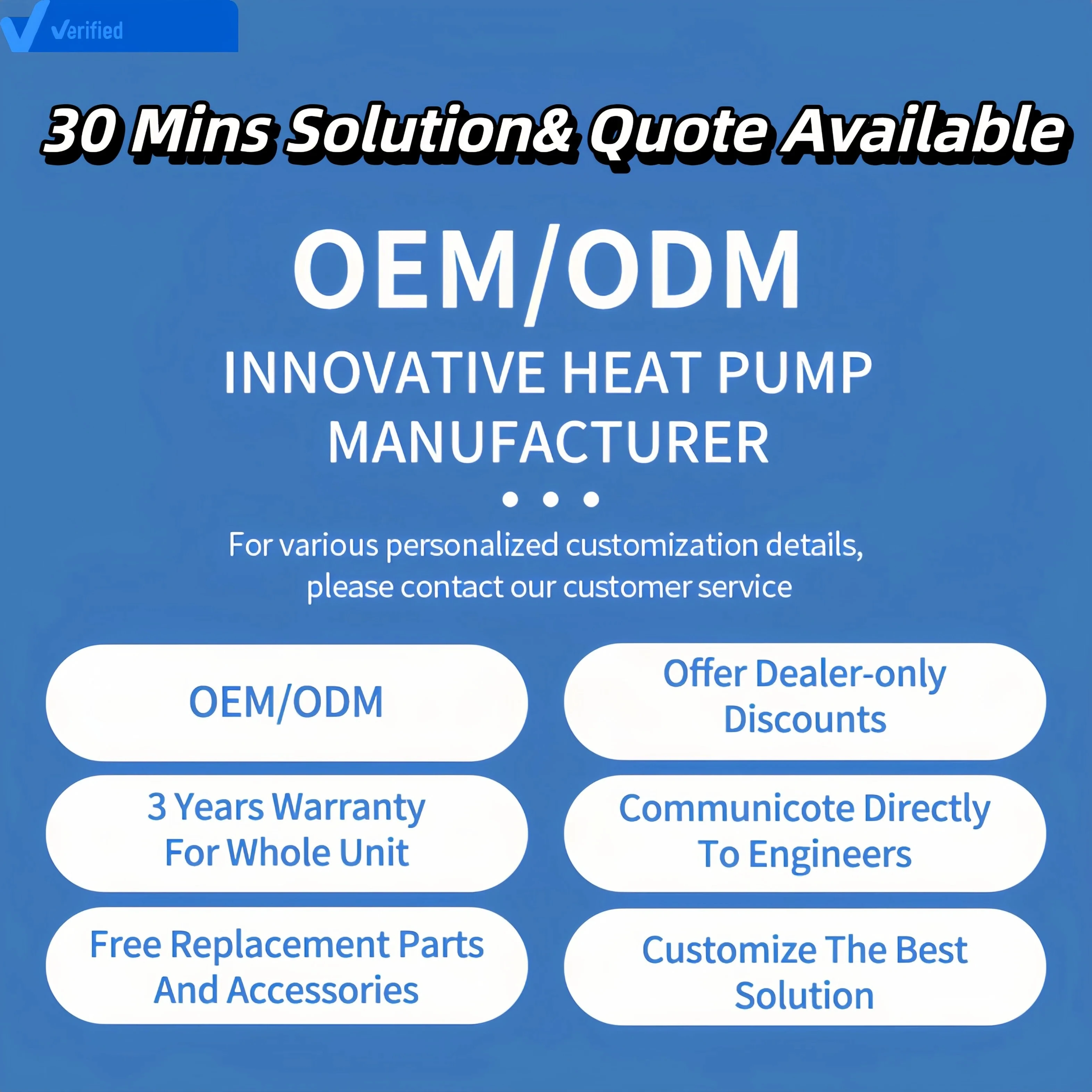 Air Source Heat Pump, 15KW, 24KW, R290, Inverter - detail 8