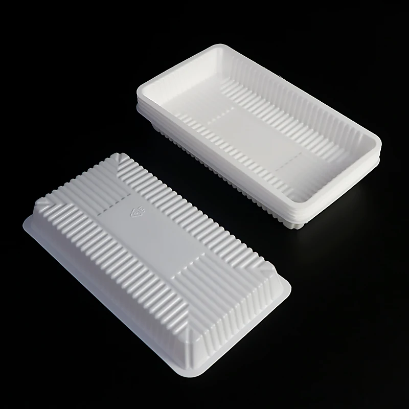 Plastic Food Tray Meat Tray Reusable Disposable Supermarket Plastic Pp