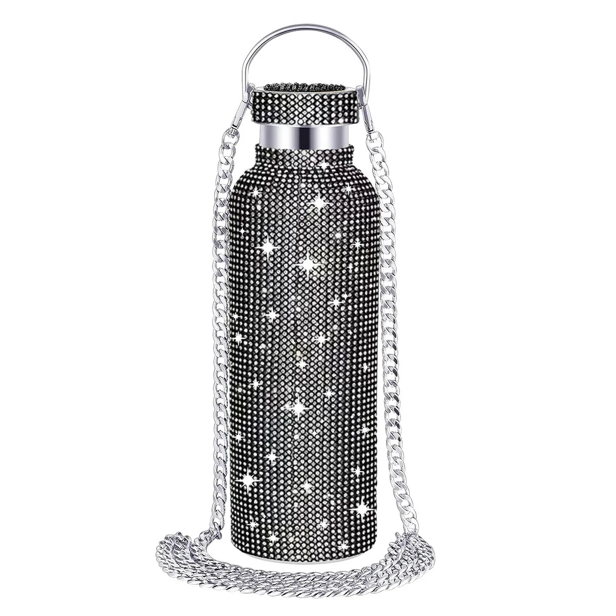 Stainless Steel Diamond Insulated Water Bottle, 500ml
