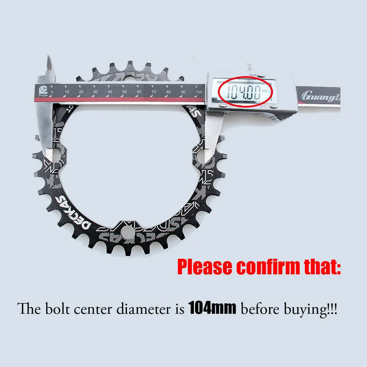 Narrow Wide 104 Bcd Chainring 32t/34t/36t/38t For Mtb & Road Bikes