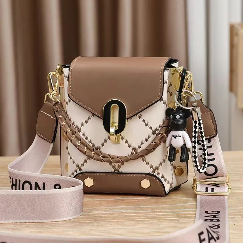 New Lady Fashion Korean Simple Mini Shoulder Tote Bag