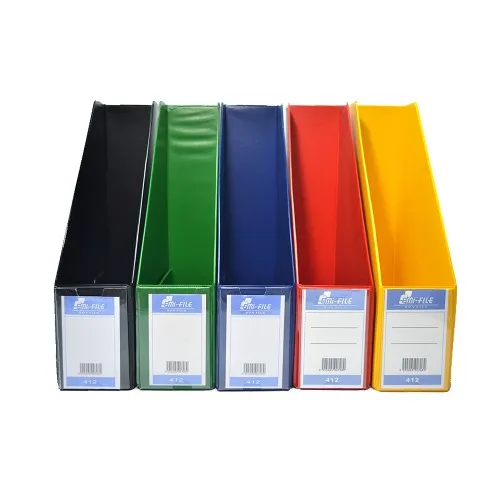 Sturdy Desktop File Folder Book Magazine Holder Desk Document PVC Vertical Storage Organizer Stand Shelf Rack