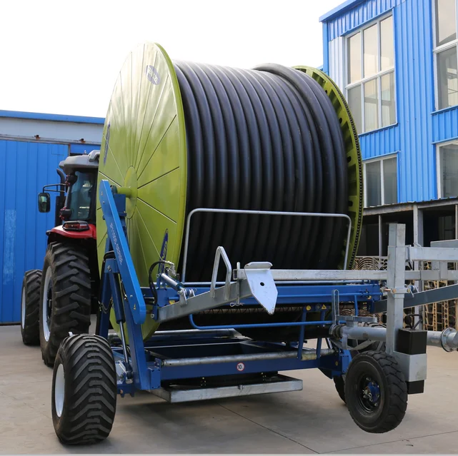 Water Turbine Driven Irrigation System Water Pump Hose Reel Irrigation Boom
