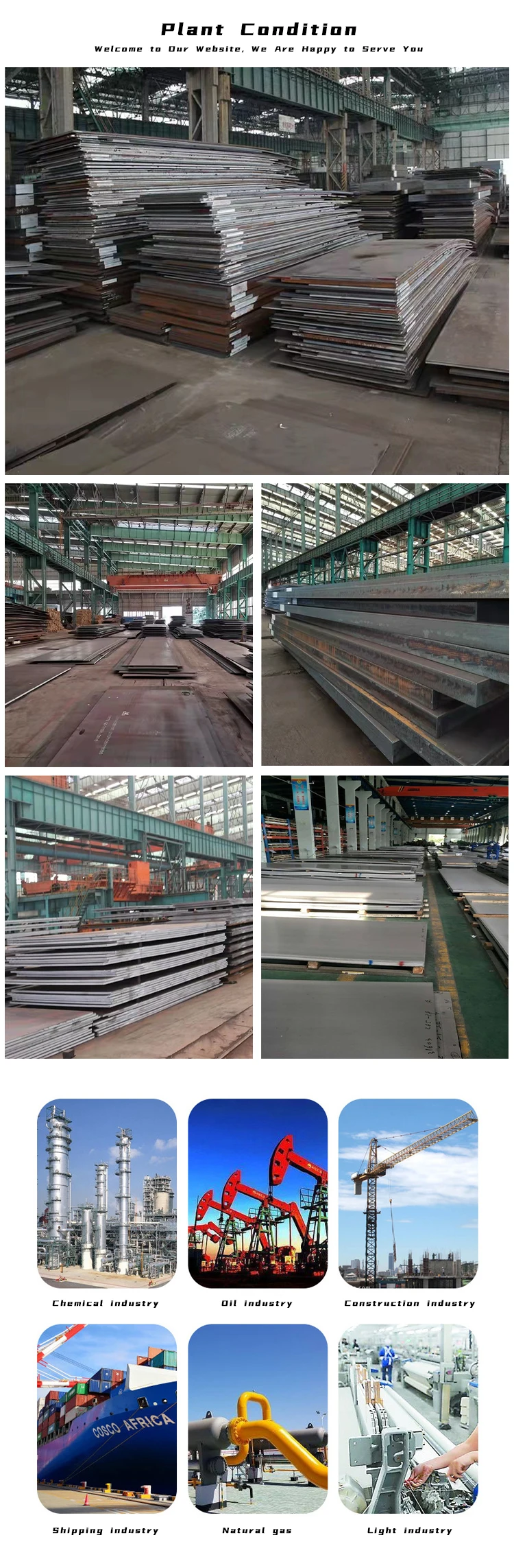 hot rolled alloy steel plate 15CrMo 12Cr1mov 35CrMo 42CrMo 65Mn Carbon Steel Sheet manufacture