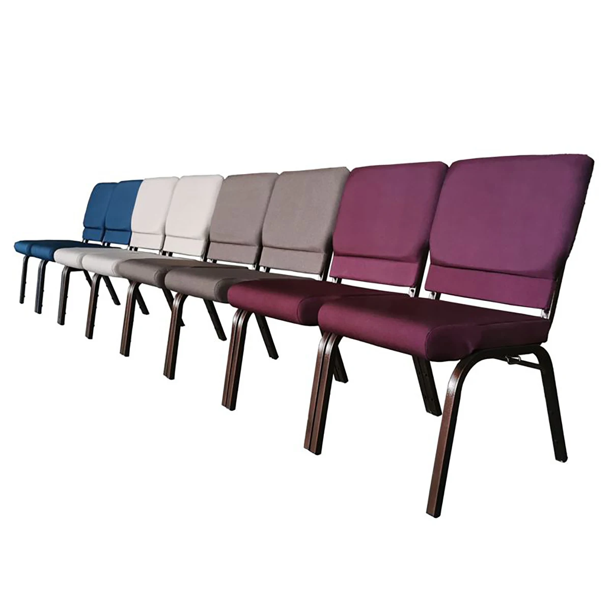 Wholesale cheap stackable interlocking church chair for sale, View