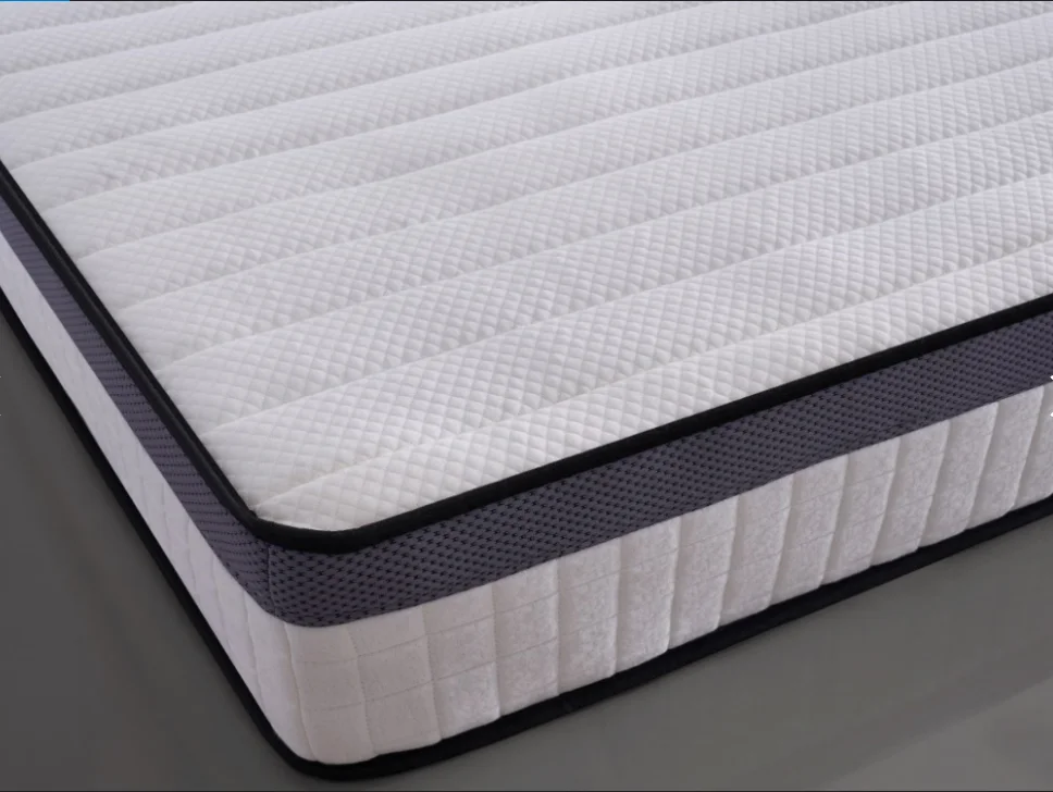 UK FR material mattress Rolling Memory foam Packed Discount Twin Memory Foam Pocket Spring Mattress