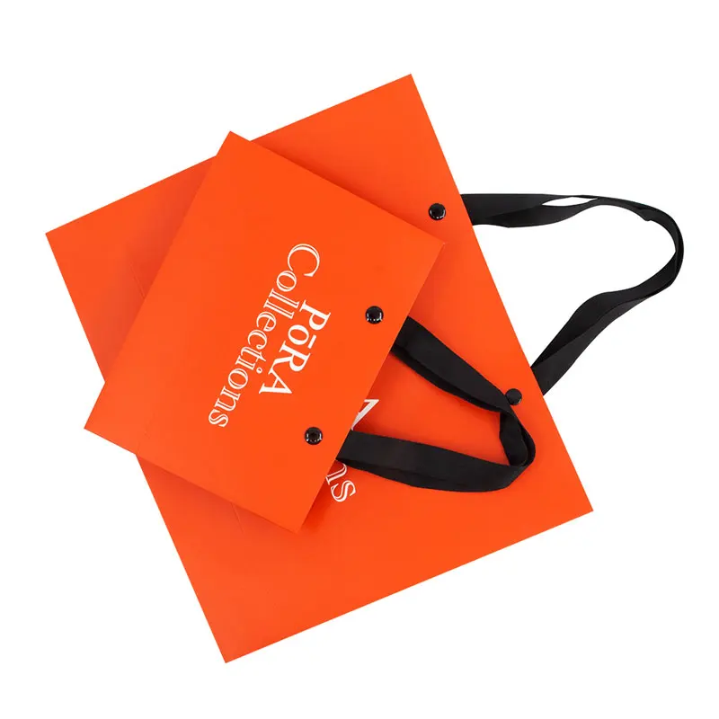 Paper Bags with Logo | Lipack Wholesale Boutique Clothes Shopping Bag Hot Stamping Custom Printing Coated Art Paper Bag With Logo