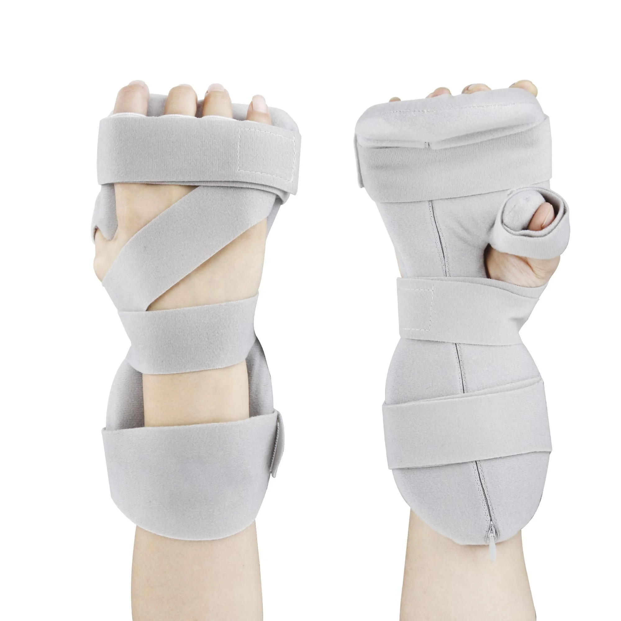Resting Hand Splint for Stroke Recovery & Carpal Tunnel Relief - Night Immobilizer with Removable Splints, Arthritis Tendonitis
