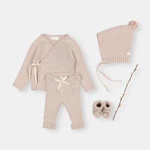 OEM Custom Knitted Woolen Top+pant Baby Boy Set Clothing Infant Boy Clothing Sets Kids Clothing Sets Boy