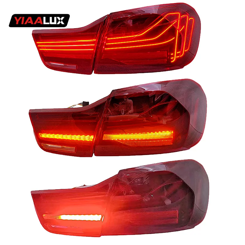 Popular New 12v LED black Taillight for BMW 4 Series F32 M4 13-20 Year Retrofit Taillight Driving Turn Taillight