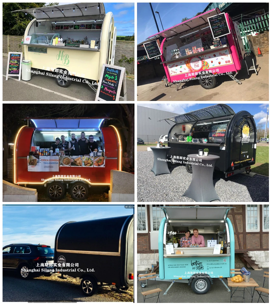 Factory Price Fast Beer Wagon Food Truck Airstream Food Trailer With Ce