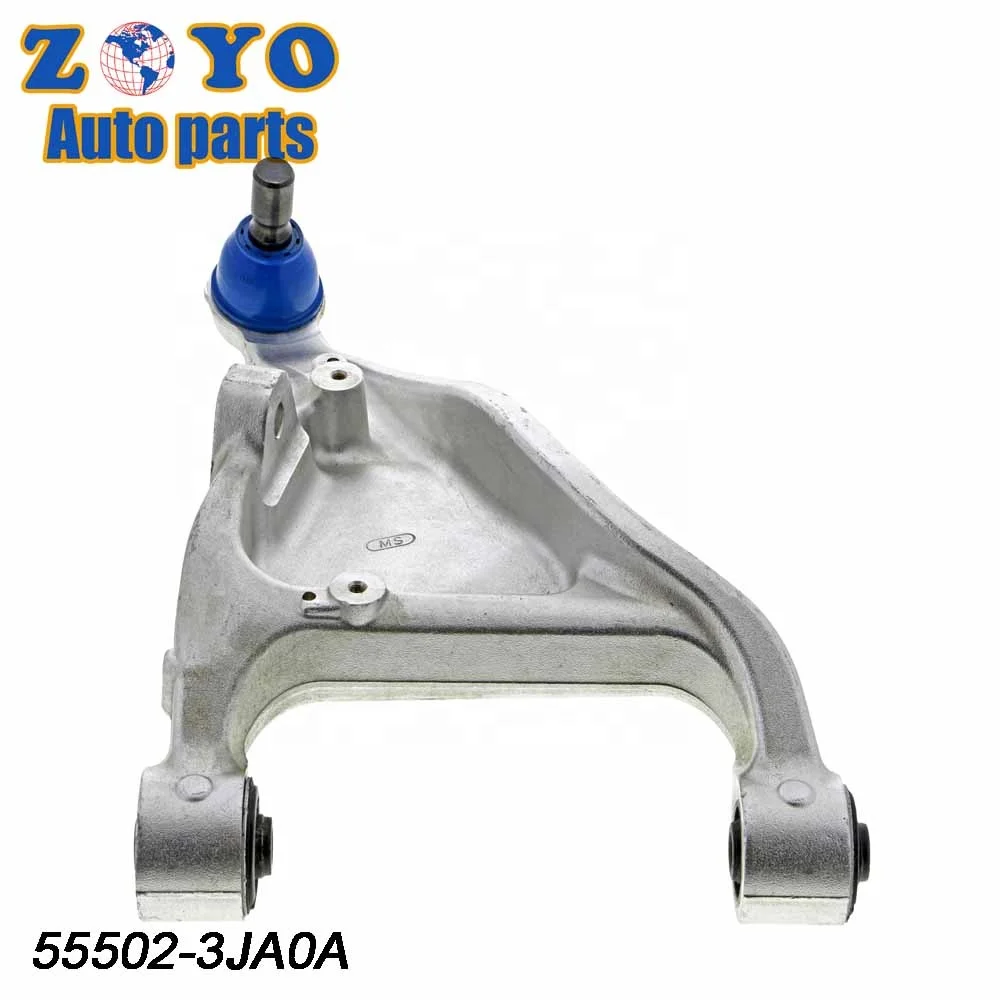 リボルバー 55502-3ja0a 55502-3ja0b Hot Sale Aluminum Rear Lower Control Arm