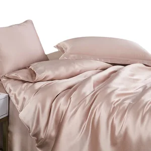 Machine Washable 4 Pcs Bamboo Fabric Comforters Sets King Size Bamboo Bedding Set 100% Organic Silk Smooth Bamboo Fabric