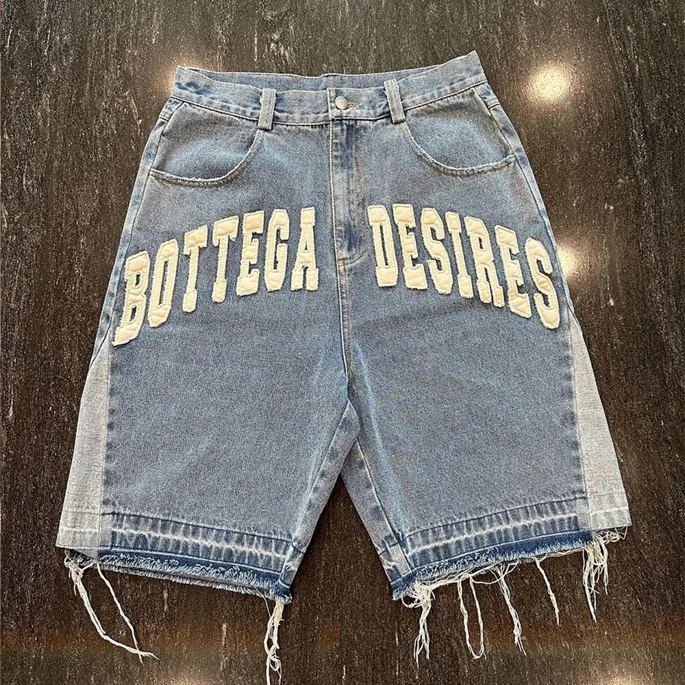 Shop Custom Y2K Shorts with Gothic Retro Hip Hop Embroidery