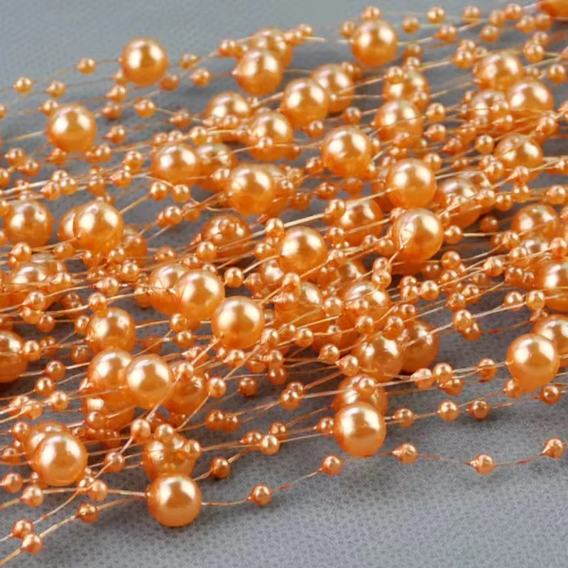 Plastic Pearls Chain String Bead Garland Wedding Pearl Trim Centerpiece