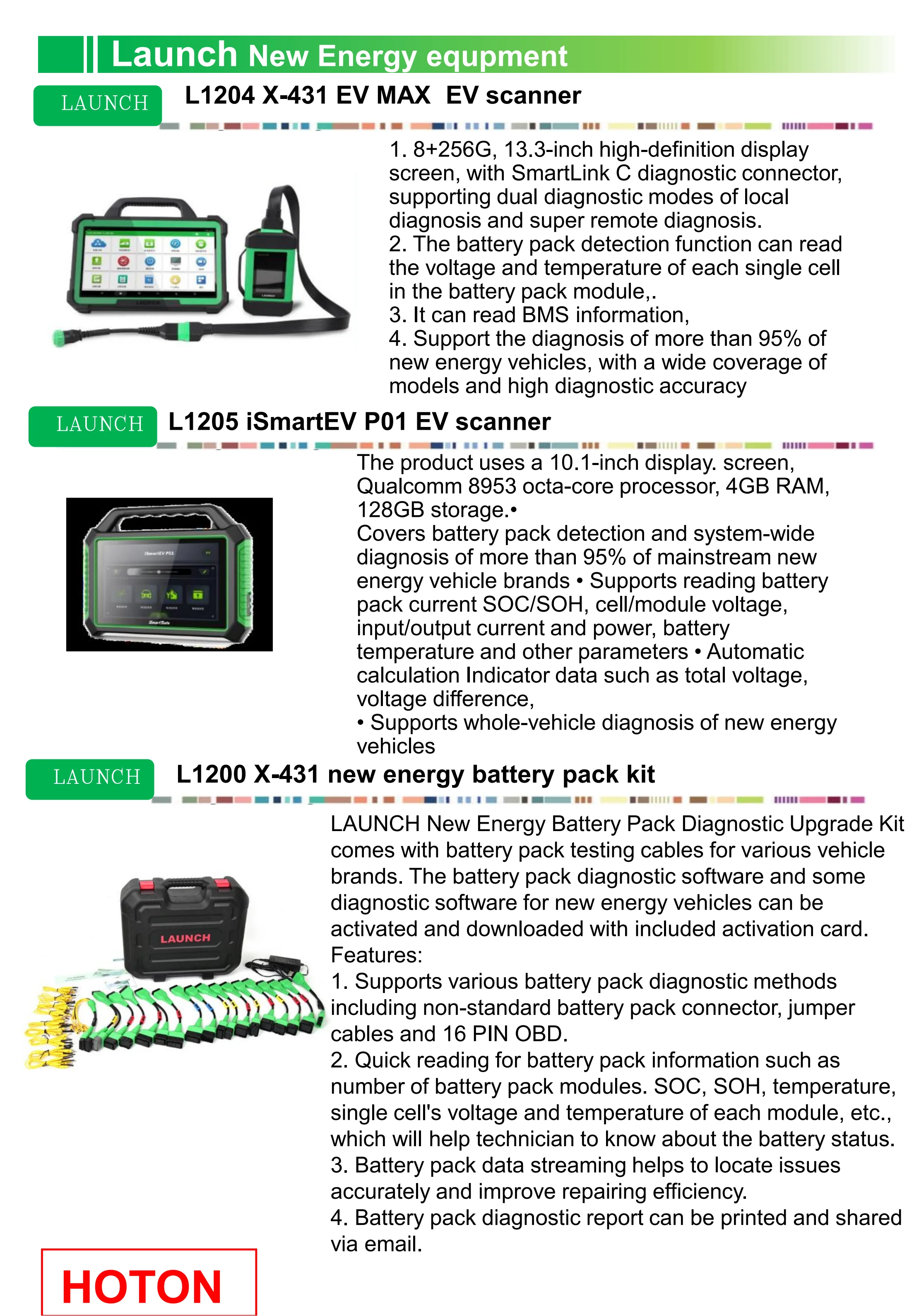 EV Battery Pack Cell Equalizer and Balancer - Launch ELB300