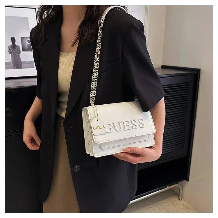 Women's Luxury Designer Leather Guess Messenger Crossbody Hand Bags ...