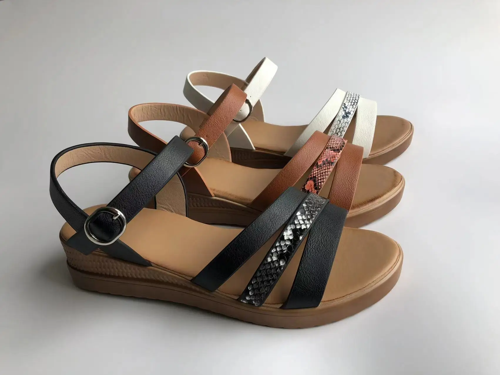 High Quality Factory Wholesale female wedge sandals shoes women comfort sandals