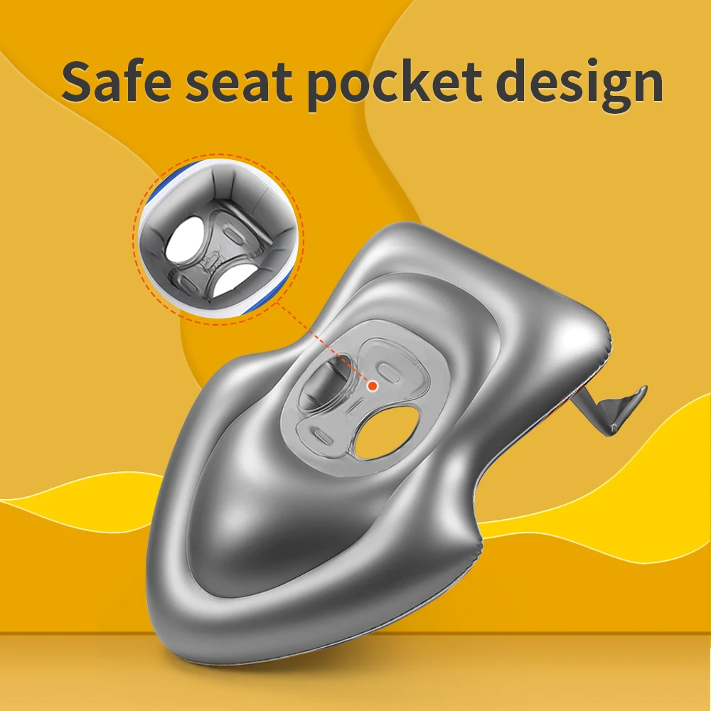 Swimbobo New Design Kids Inflatable Motorcycle Swimming Seat Floating Children Water Toy Steering Child Float Swim Pool Ring