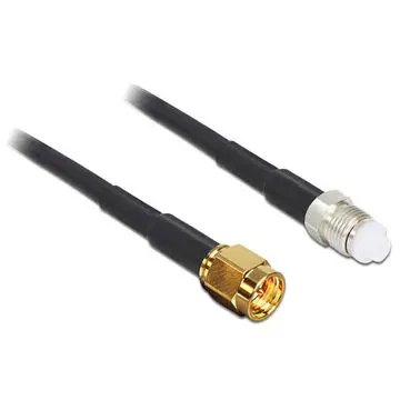 Coaxial cable  50ohm RG8 RG213 BC copper solid PE low loss