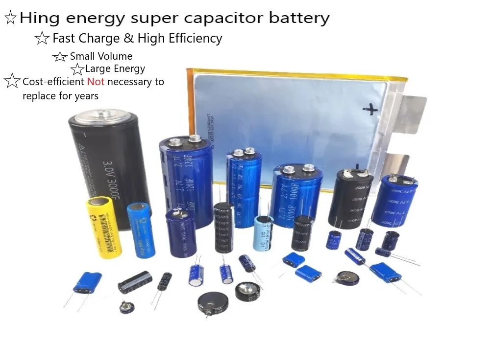 Supercapacitor 4.2V3000F Lithium Ion Hybrid Super Capacitor 18650 Module 12V 16V 24V for Solar Light Power Bank Pack